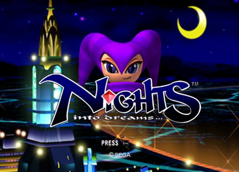 Welcome to NiGHTS into Dreams...! Is this the only game with an ellipsis in the title? Probably not, with games like Steins;Gate around. Screw punctuation marks and their intended purpose!
