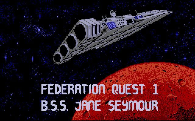 Welcome to BSS Jane Seymour! As title screens go, this seems a little thrown together.
