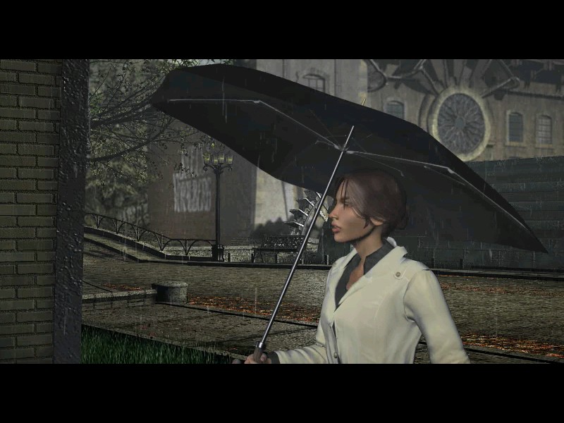We also get a glimpse of our (humanish) protagonist Kate. We still don't know what's going on, but then this is a game all about mystery. That's not just me being flippant either; the game's appeal is entirely predicated on setting up mysteries and then resolving them. More on that later, however.