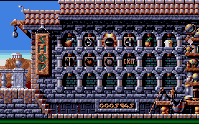 The demo stops shortly after your visit to the store, which allows you to buy power-ups which changes the direction of the spread: the standard three-way, a focused direct shot and one that aims directly above and below if flying enemies are proving too difficult to hit. Man, imagine if Castlevania had a system like this? Those birds wouldn't be as much of a nuisance, for one.