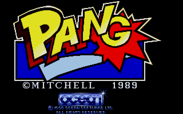 Welcome to Pang! As you'll see, they did a fairly good job retaining the Japaneseness of this game.