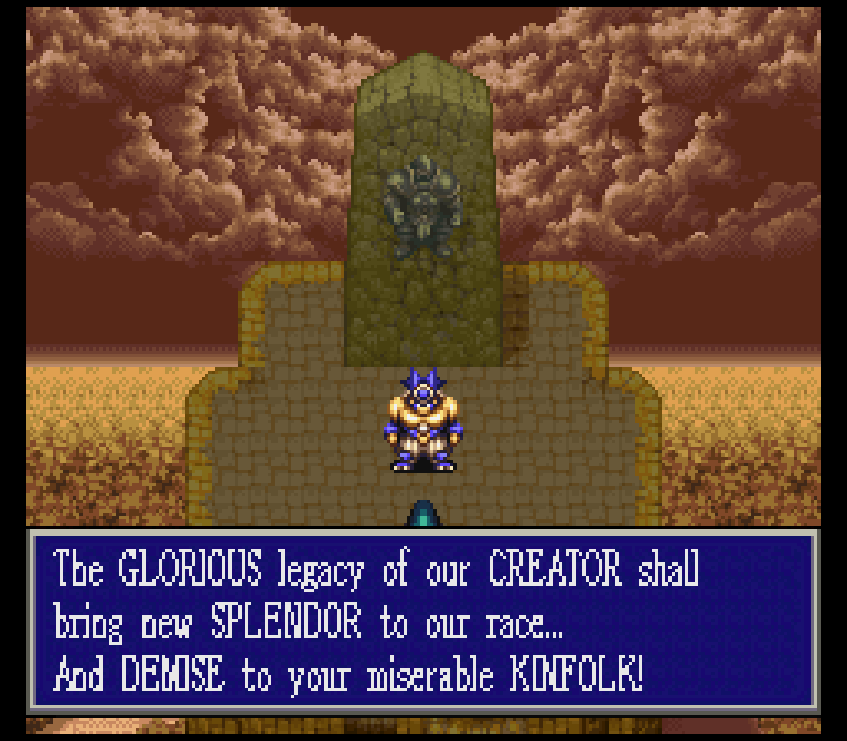 Of course, there's some mystical gem business at the core of all this, and Surt here managed to beat us to it.