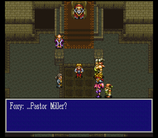 Afterwards, the monk reveals himself to be... Pastor Miller!! Wait, who? I guess I should've visited that church on the map...