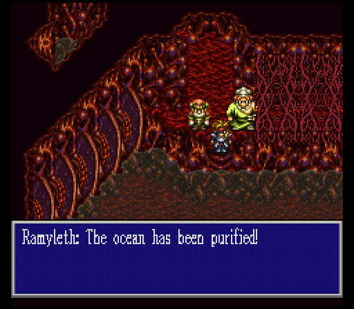 Meanwhile, the dying fish problem sort of solved itself with the suddenly purified ocean. Way to go Sclonna! We'll take credit all the same, though.