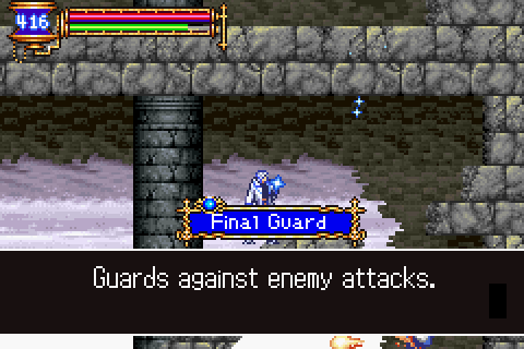 The Final Guard is one of the toughest enemies of the game; essentially a bigger and meaner version of that Great Armor boss I just fought. The soul, as you might expect, is very strong also. I might keep this around for boss fights.