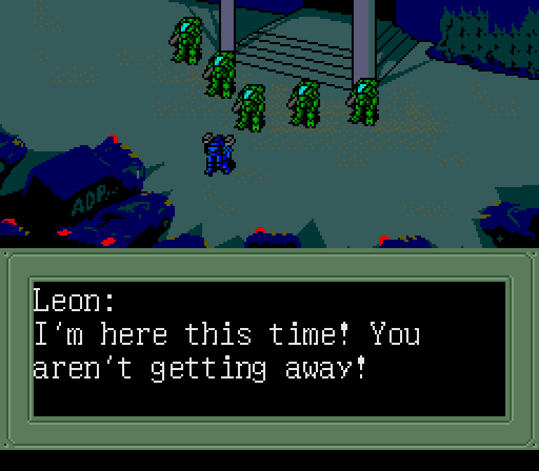 But first! We get this little scene with Leon and Colonel Landa. Did someone say 'fighting mini-game'?