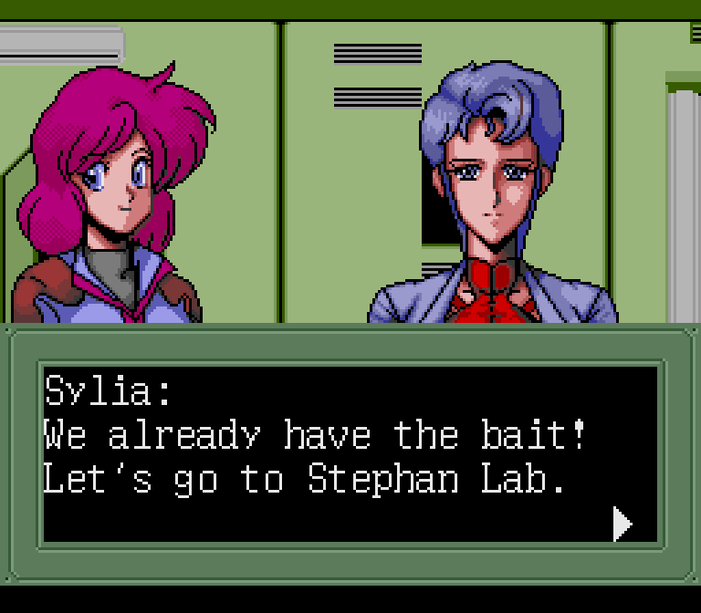 After a little more investigating, we finally meet up with Sylia and it's off to the big finale at Stephan Lab, the fake AI location Sylia set up in the episode.