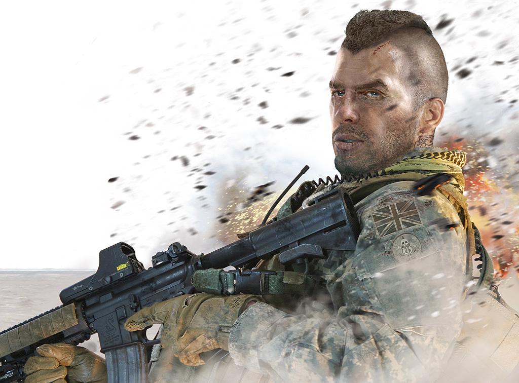 Soap is both an NPC and a playable character in Modern Warfare 2