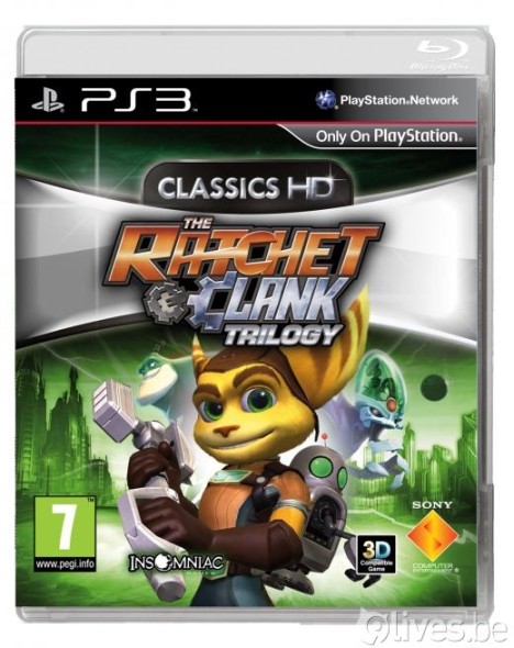 Box Art, I find it odd how its the PS3 version of Ratchet and Clank though and not the original.