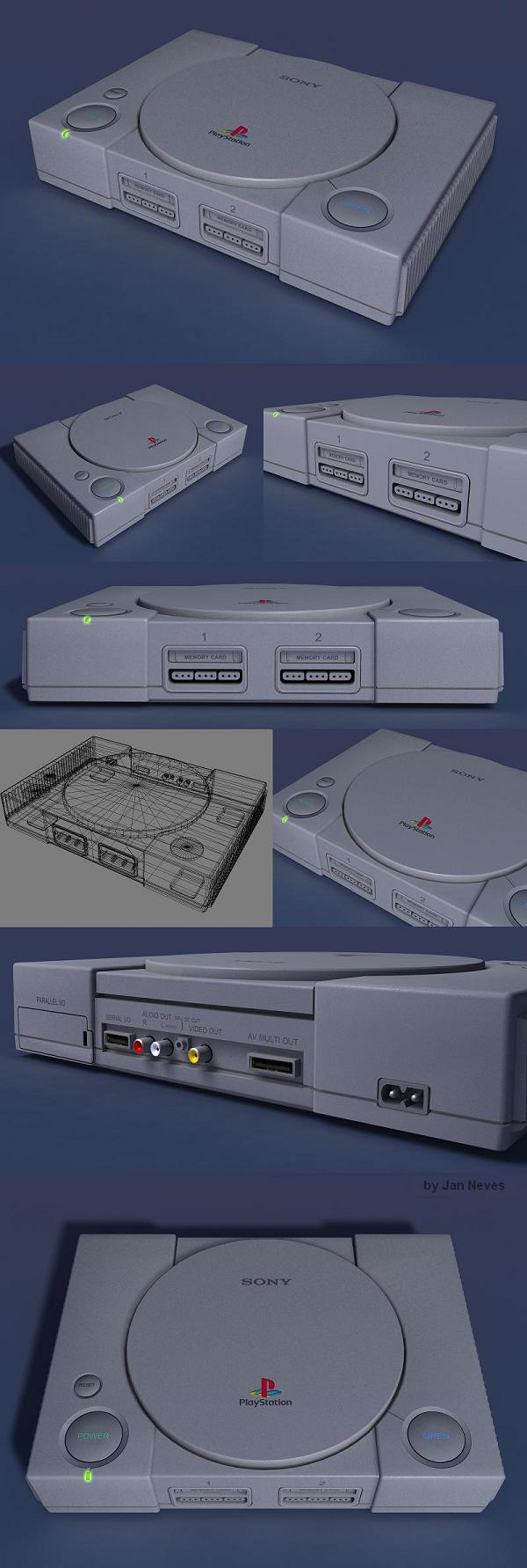 PlayStation (1) 3D Model - Off-Topic Giant Bomb