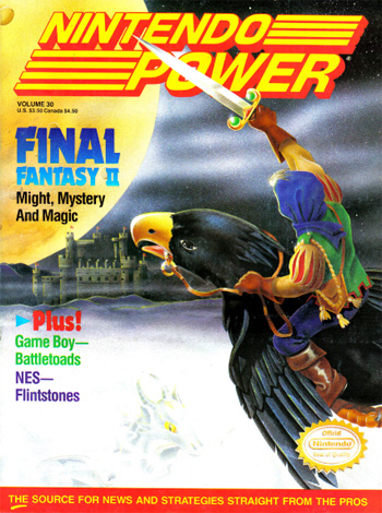 The November 1991 issue of Nintendo Power where Faceball 2000 was reviewed.