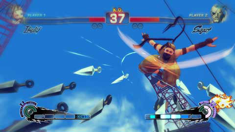 Ibuki's Ultra, not very strong, but looks awesome: is also very easy to do...
