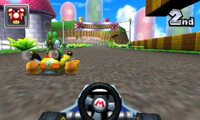 Players can see the race in first-person view.