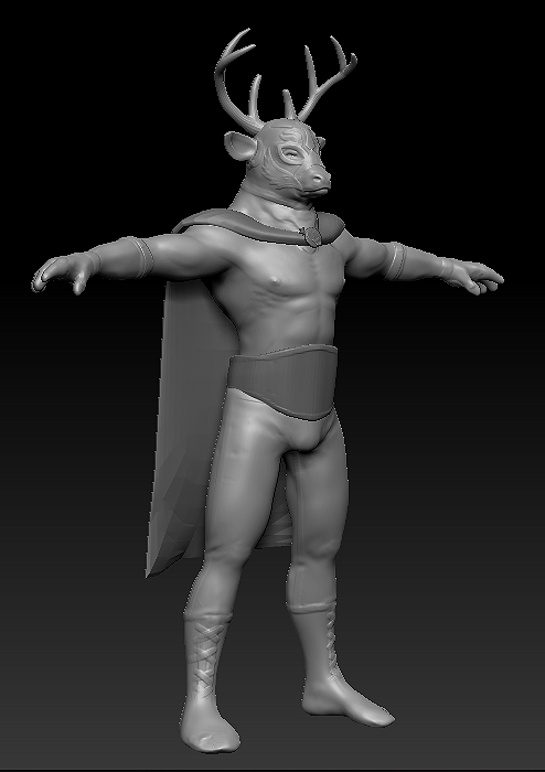 OK, so the Feet and Hands are still pretty much untouched, so need the most work done on them, updated the trousers a little but haven't had any time today to do any major work on it. I'll post a more substantial update either tomorrow or tuesday. Going to get a tonne of references on that type of material for the folds etc.