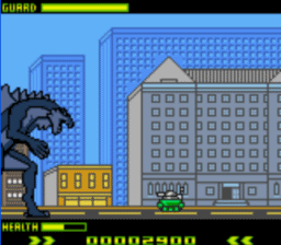 Godzilla chilling  downtown