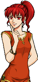 Anna as she appears in Fire Emblem: Path of Radiance.