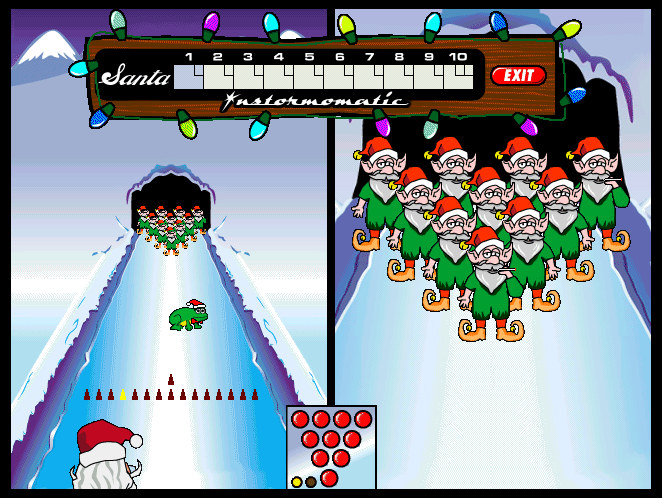 It's bowling... with elves! Hence, Elf Bowling. 