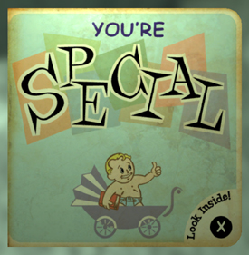 Yes, you are special.