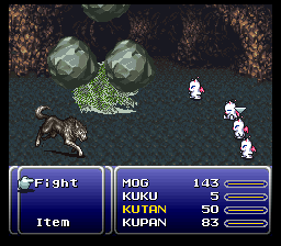 I'm sure the moogle with a unique name doing magic rock dancing won't reappear again later.