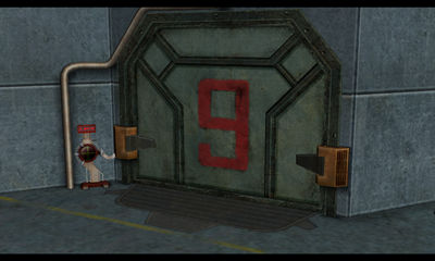 The number 9 door stands between the participants and their freedom