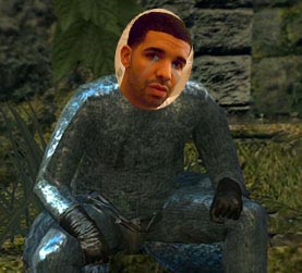 Don't cry Crestfallen Drake, you too may one day be so grossly incandescent.