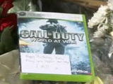 The copy of the game, left on top of the Coffin. 