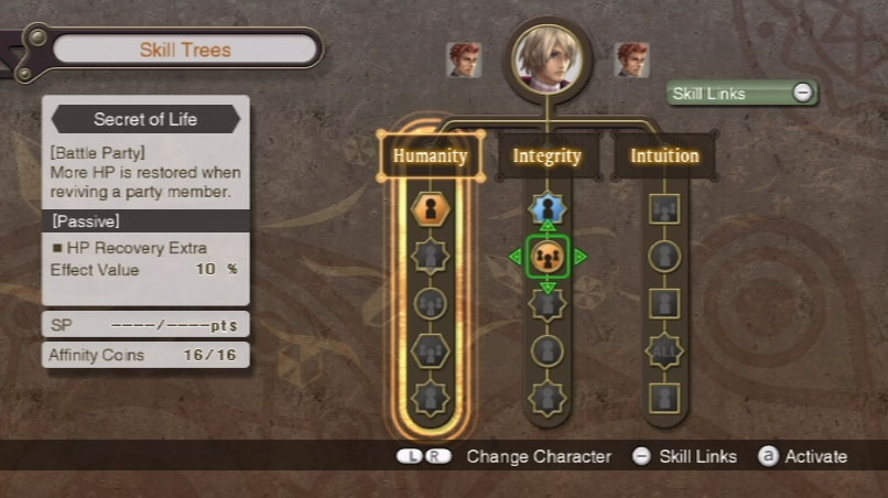 One of the ways to build your characters.  You can also share abilities between characters at certain Affinity levels.