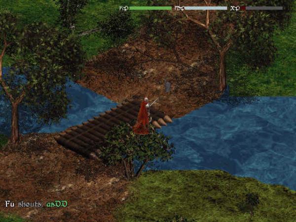  Found a picture! Graphics not as good as I remembered. That river is not animated. 