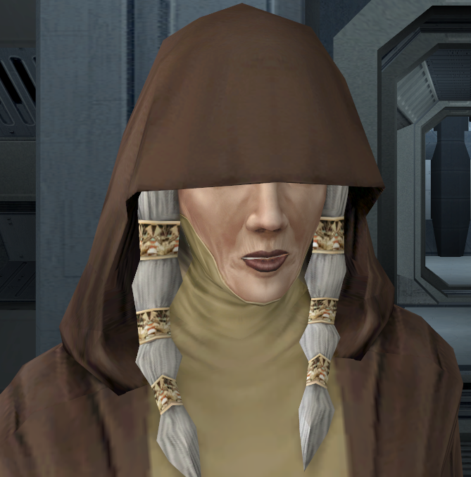 Kreia from KotOR II, championing moral ambiguity and nagging people All the Time 