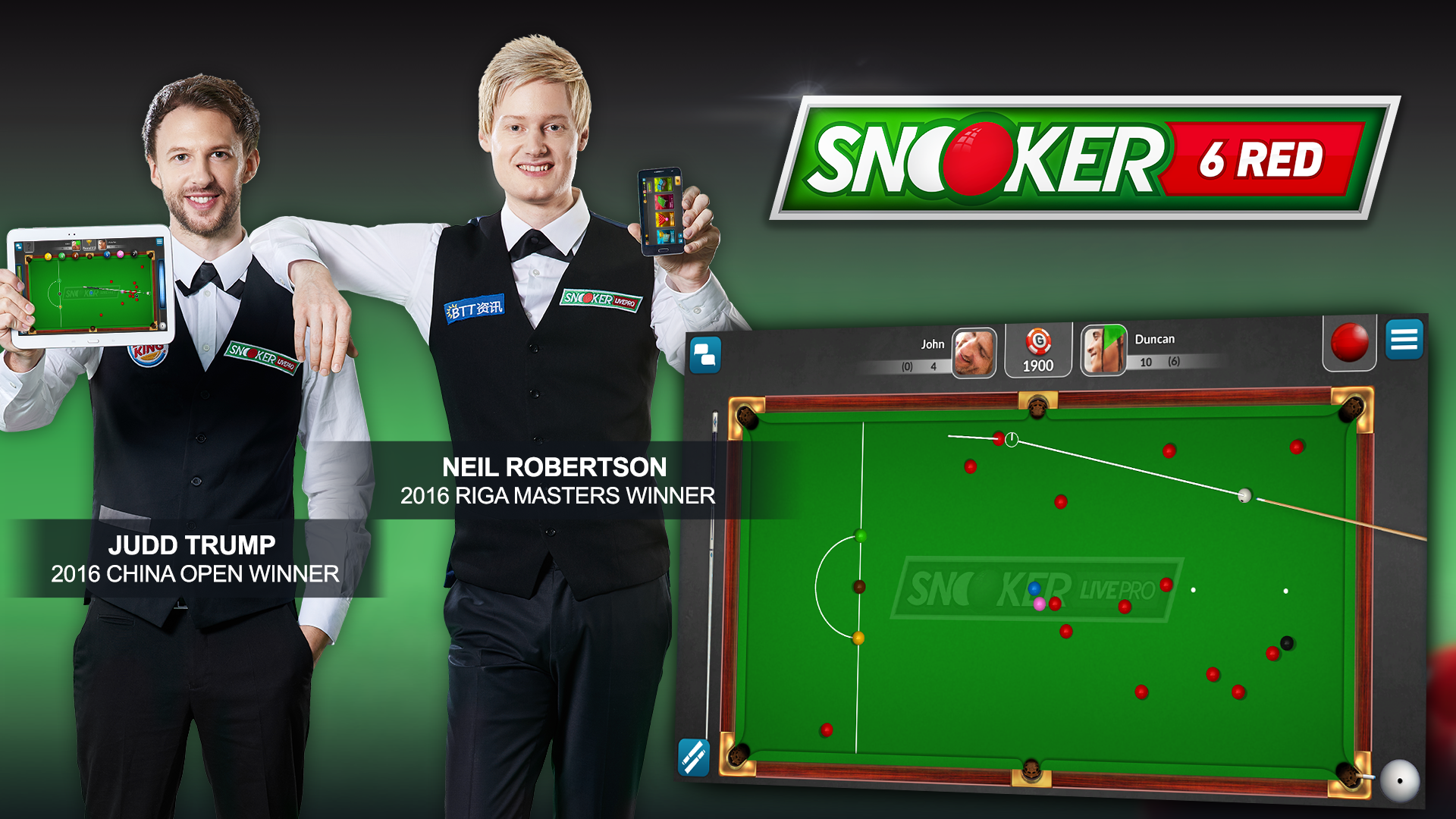Snooker Live Pro screenshots, images and pictures