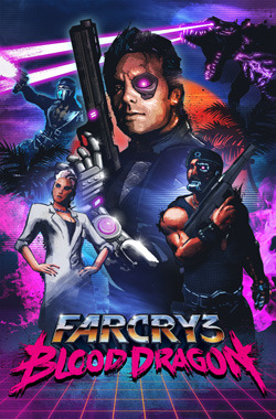 Power Colt, Spider, Dr.Darling,Sloan, and a Blood Dragon walk into a cheesy 80's movie poster...