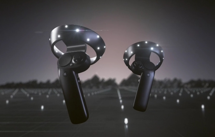 The controllers for Mixed Reality. The same controllers come with each headset.