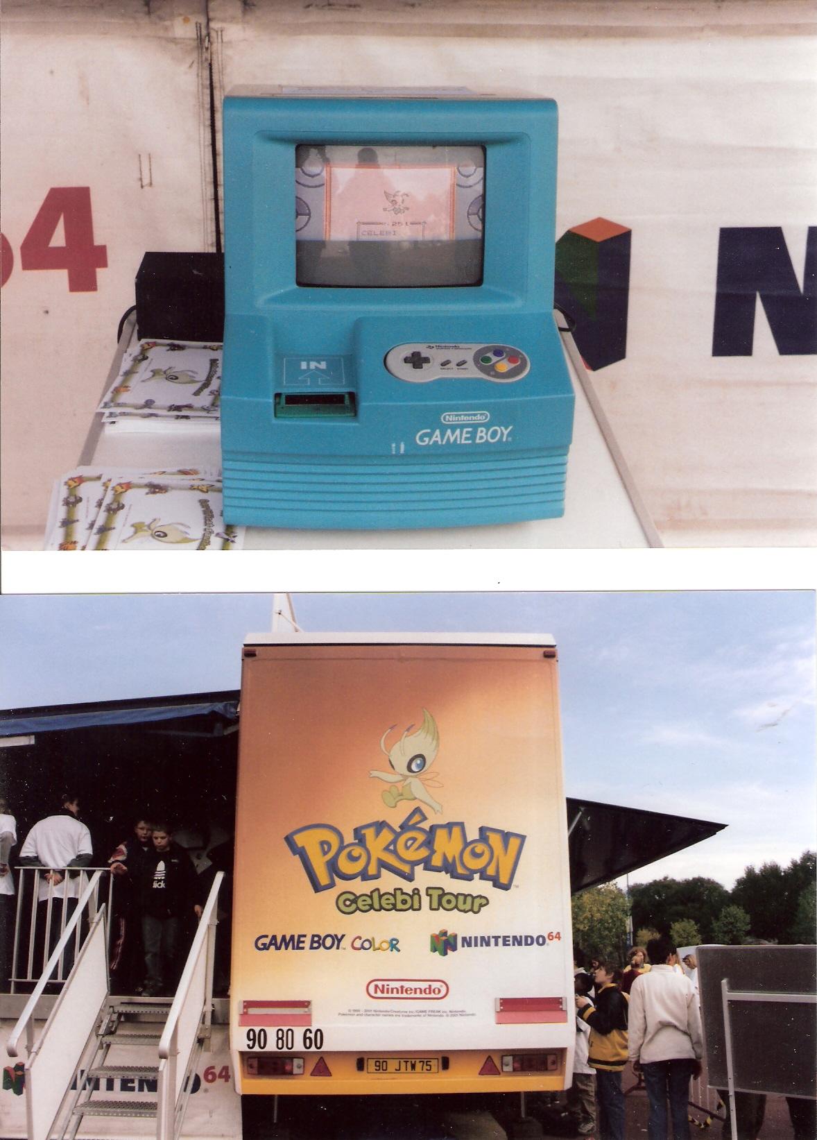  The machine in question, giving out Celebi for pokemon Gold and Silver.