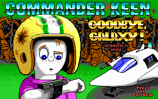 Commander Keen looking at the future 