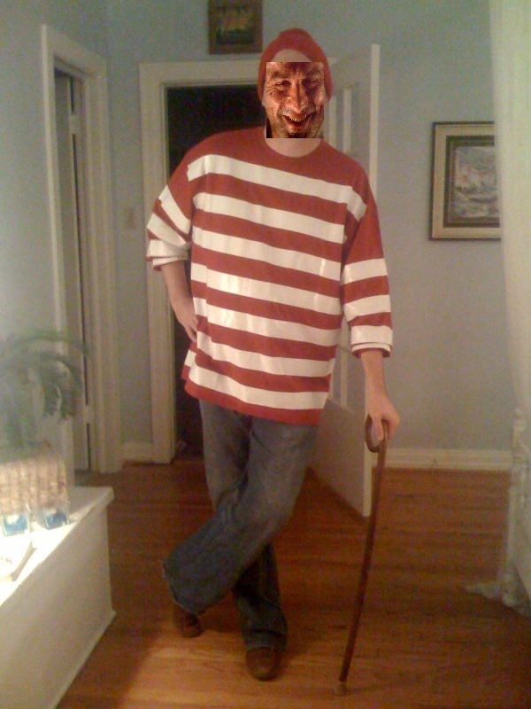  Creepy Waldo with De Niro face concurs.
