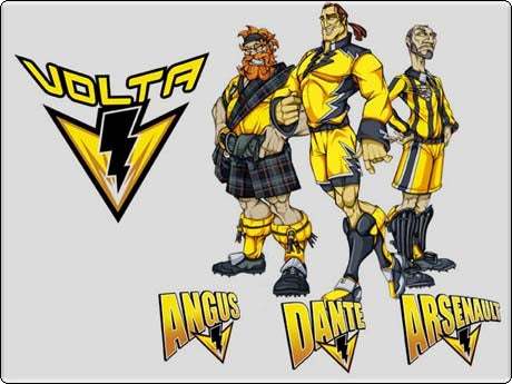 Team Volta. From Left to Right: Angus, Dante, and Arsenault.