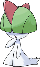 Ralts. But mine was blue and orange.
