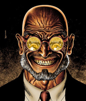 Well, this Hugo Strange guy appears to be totally well-adjusted and normal. 