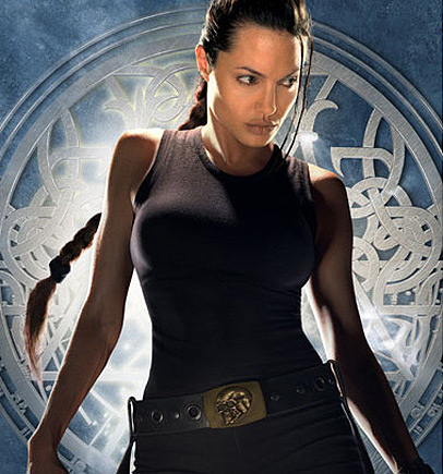 Angelina Jolie played Lara Croft in the 2001 film and its 2003 sequel.