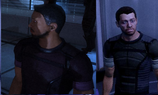 Left, refund guy in Mass Effect. Right, refund guy in Mass Effect 2. Notice anything?