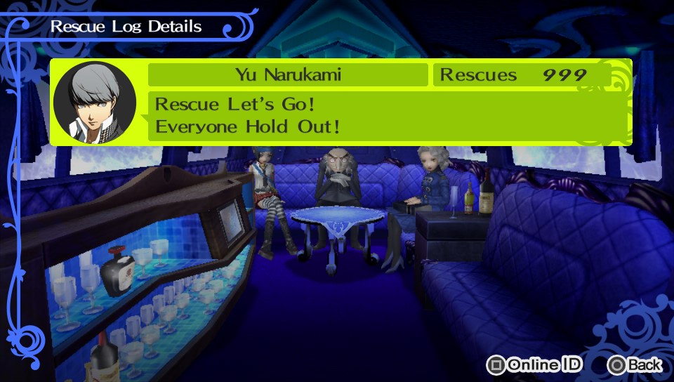 If you're in a New Game Plus like this person hopefully is, why are you sending out Rescues with the default message? It's not like you need the 8SP you'll get in return.