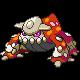 A picture of a Shiny Female Heatran itself...