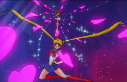 One of the attacks in Sailor Moon S: Moon Spiral Heart Attack. 