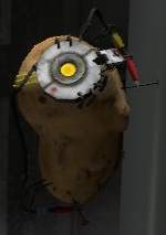 GLaDOS in the potato battery.