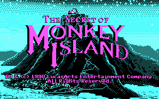 The Secret of Monkey Island's CGA mode.