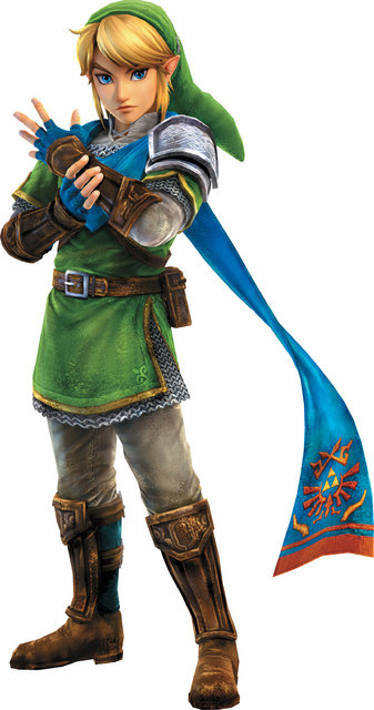 Link's new design in Hyrule Warriors.