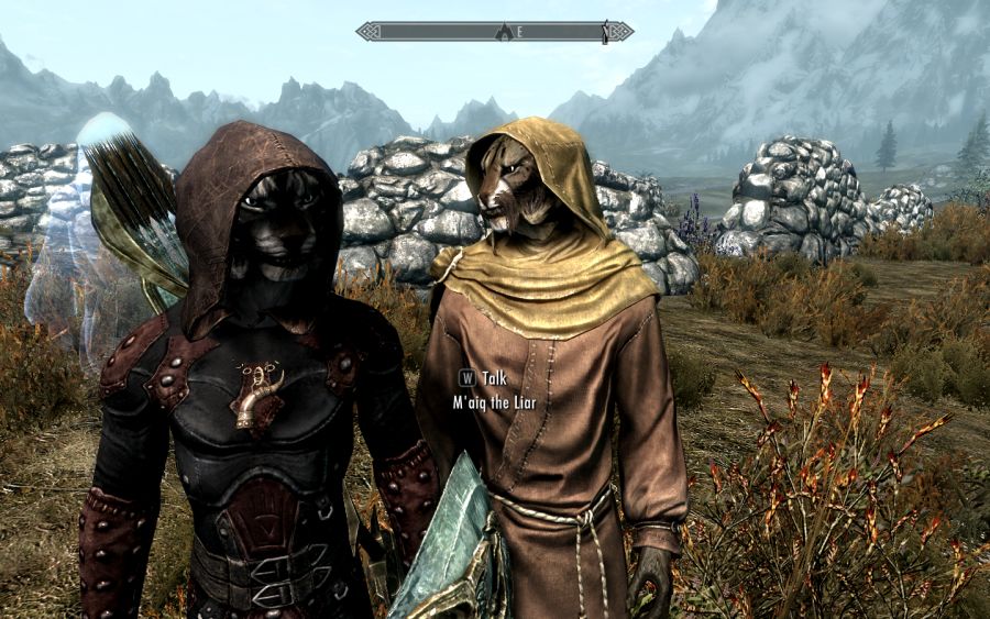 trading lies with m'aiq. lucien is rambling in the background.