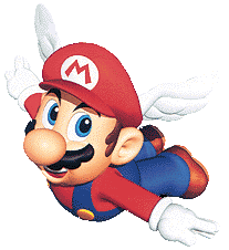 Mario takes flight