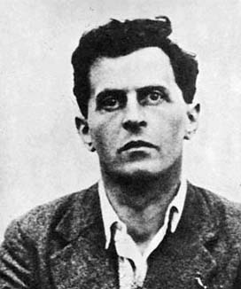 Ludwig Wittgenstein, looking crazy