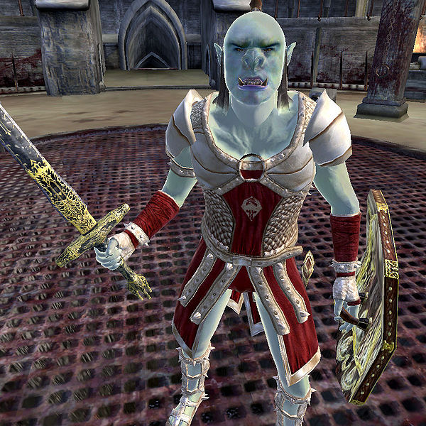 The Gray Prince, a bit pale for an orc?